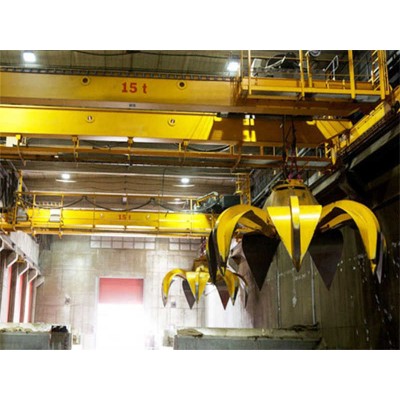 Reinforced Grab Overhead Crane - Built for Demanding Scrap Metal Handling