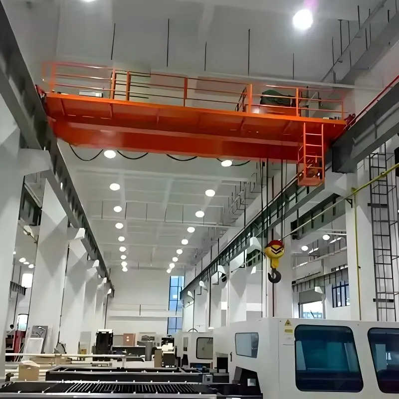 50/10t QD Type Double Girder Overhead Crane Enhanced Safety for Demanding