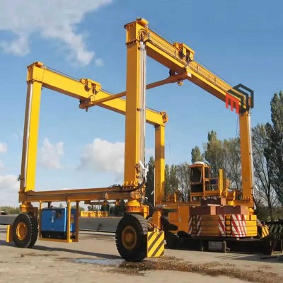 50-Ton RTG Crane for Global Ports High Productivity 20ft Container Transfers
