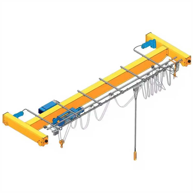 Robust Single Girder Bridge Crane - Heavy Lifting for Construction Projects