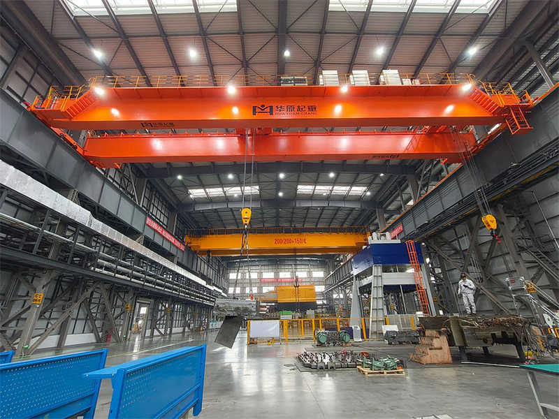 Top Running Double Girder Overhead Crane – Low Maintenance