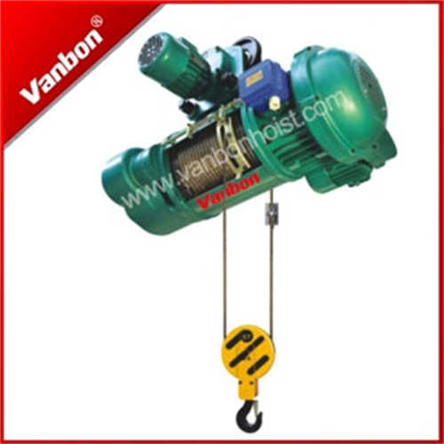 Lightweight Electric Wire Rope Hoist with Trolley – 2-32 Ton for Workshops