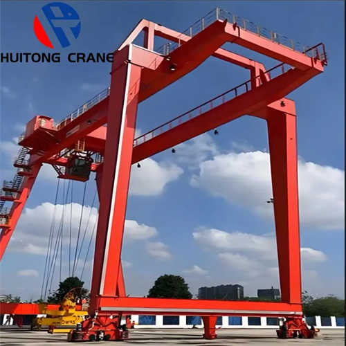 Customizable Color 10t-200t Double Girder Gantry Crane with Electric Hoist