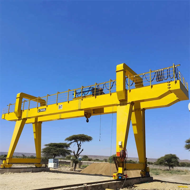 Customized 30-60 Ton Double Girder Gantry Crane with Euro Trolley System