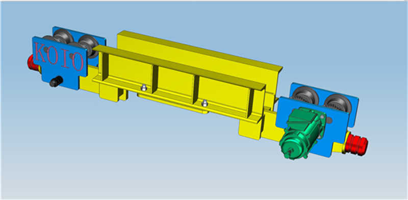 European style suspension crane end beam