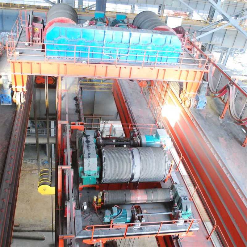 Four Beams Casting Overhead Crane with Trolley for Factory