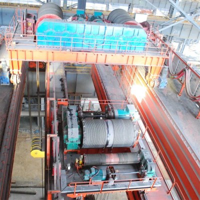 Four Beam Yzs Model Electric Overhead Traveling Casting Crane for Steel Factory