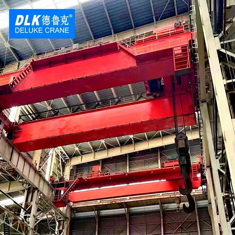 QC Type Electromagnetic Double Girder Overhead Crane Heavry Duty
