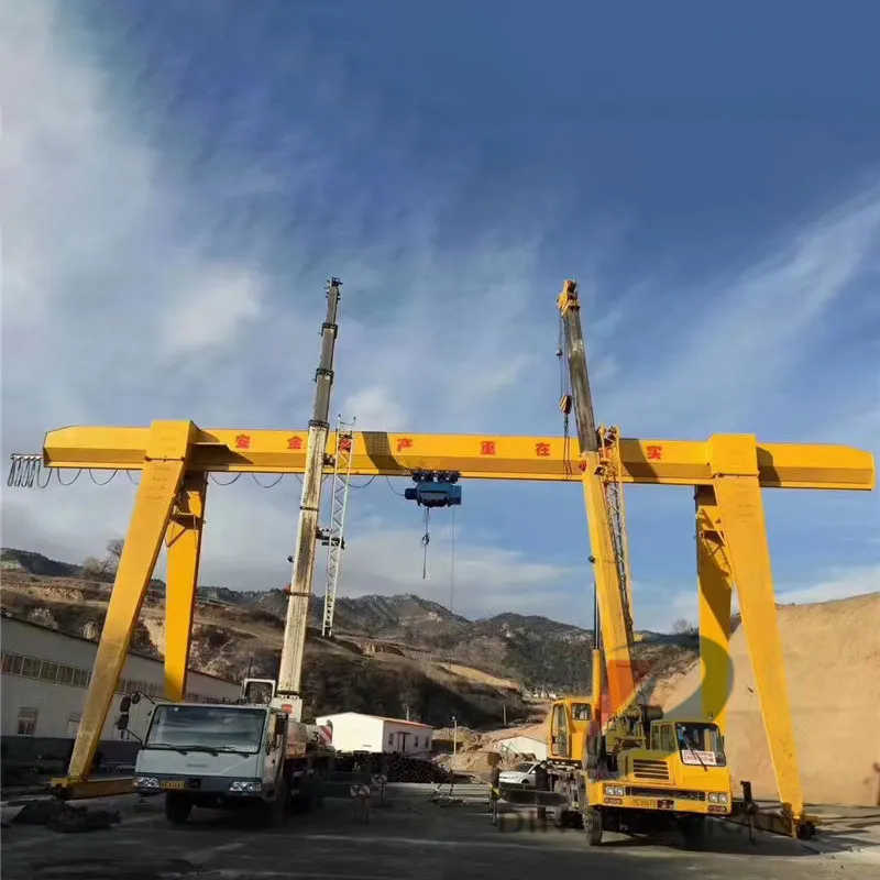Portable Gantry Crane 45ton 50ton 55ton 60ton 70ton Rubber Tyred Rmg