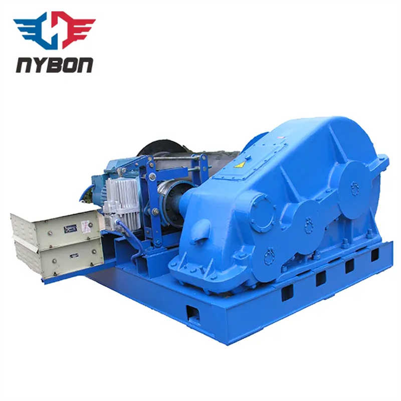 Heavy Duty Electric Marine Slipway Pulling Winch with Spooling Device