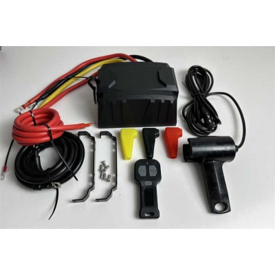 Heavy Duty Electric Winch 17000lbs Steel Cable