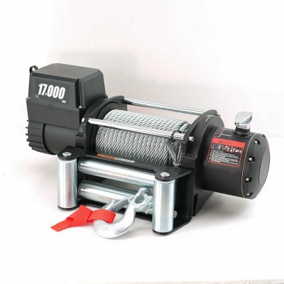 All Waterproof Heavy Duty Winch 15000lbs Steel Cable