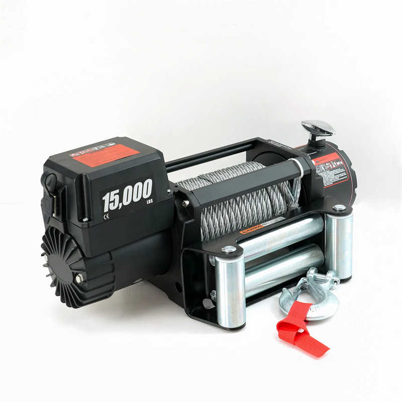 IP 68 Heavy Duty Winch 15000lbs Steel Cable