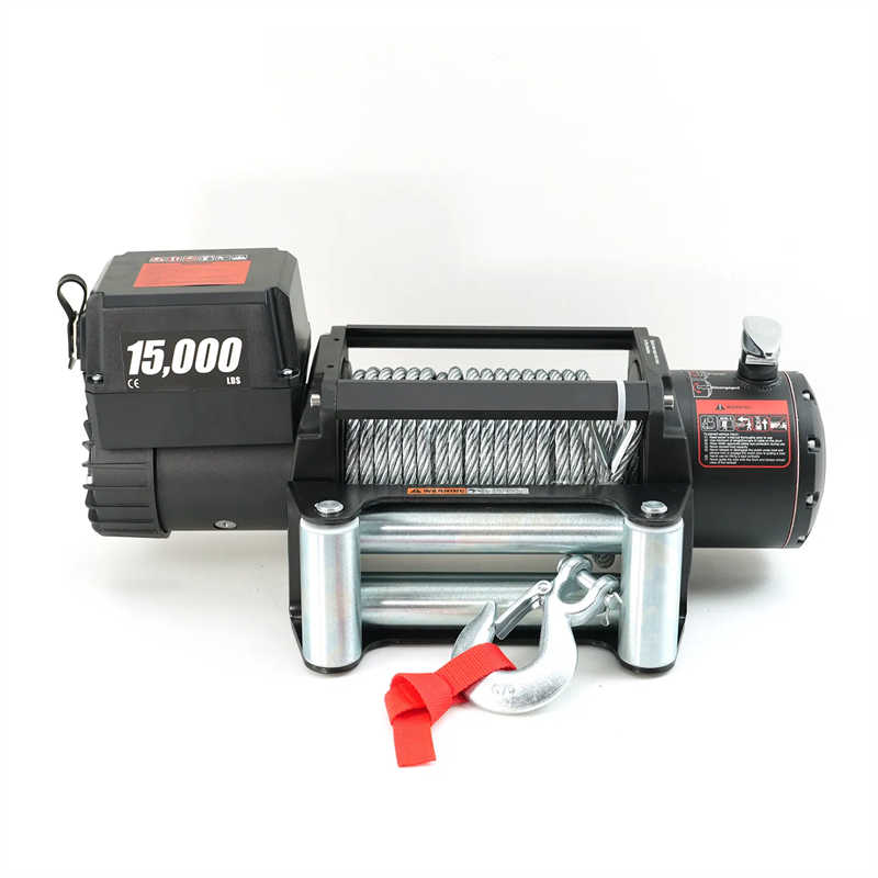 IP 68 Heavy Duty Winch 15000lbs Steel Cable