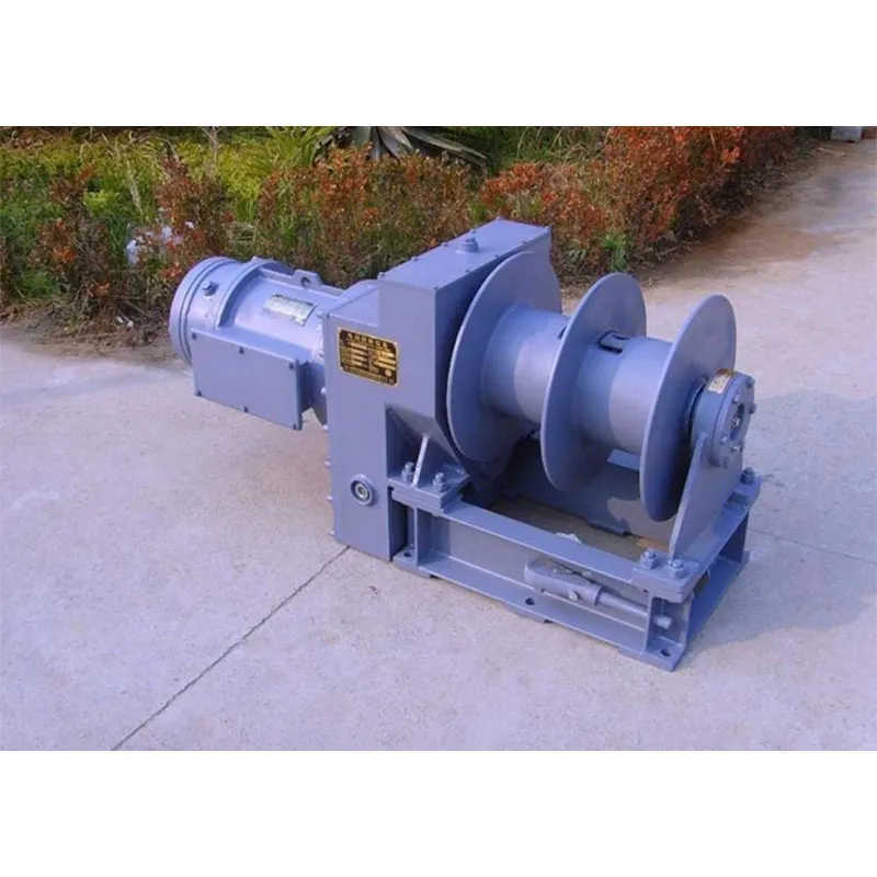 Low Noise During Operation Reliable Wire Rope Hydraulic Winch for Boats