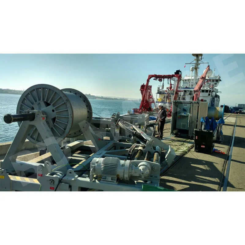 Low Noise During Operation Reliable Wire Rope Hydraulic Winch for Boats