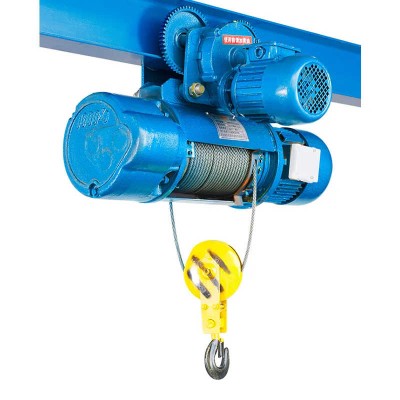 CD1 MD1 Type 1-10ton Dual Speed Electric Wire Rope Hoist Steel Cable 6m9m