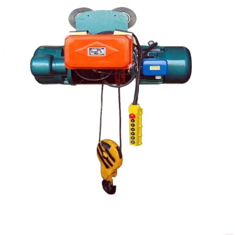 CD1 MD1 Type 1-10ton Dual Speed Electric Wire Rope Hoist Steel Cable 6m9m