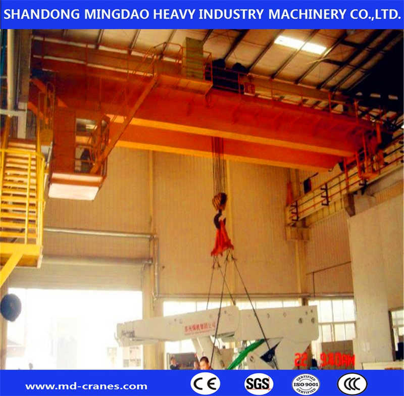 Cabin Controlled Type Double Girder Traveling Winch Trolley Overhead Crane