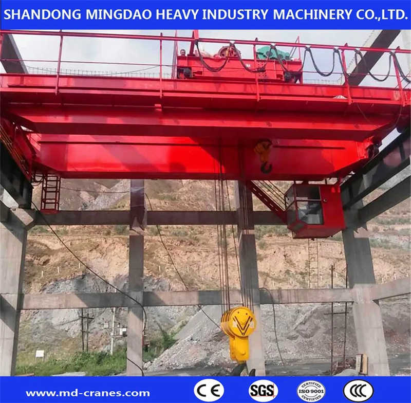 Top Double Girder Casting Metallurgy Overhead Crane Used in Steel Factory