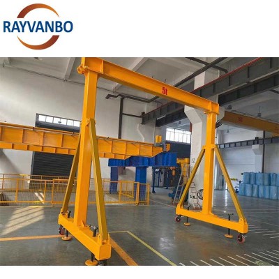 Indoor Outdoor Factory Price 1t 2t 3t 7.5t 10t 15t Frame Mobile Gantry Crane