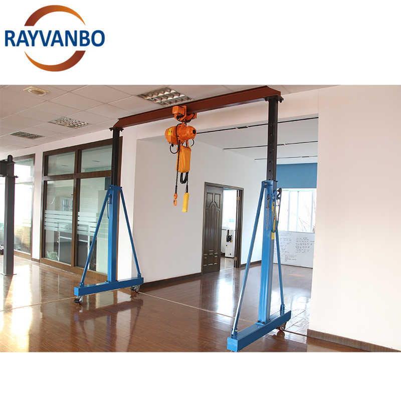 1000kg 2000kg 3000kg 4000kg 5 Ton Portable Mobile Gantry Crane
