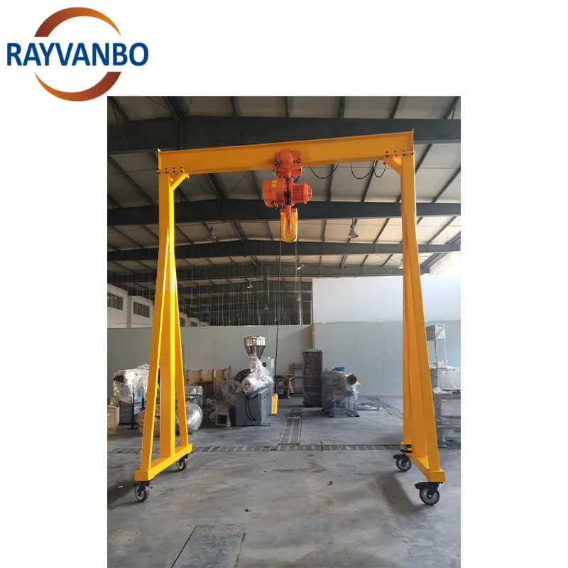 3 Ton 5 Ton Portable Adjustable Gantry Crane Frame Portable Gantry Crane