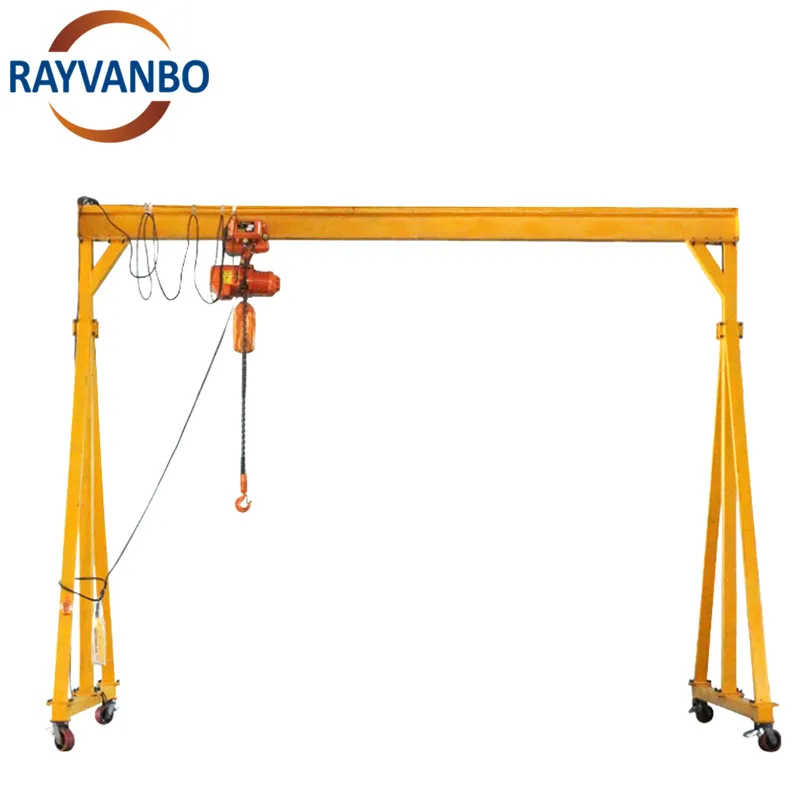 5ton 7.5ton Customized Mobile Single Girder Gantry Crane Removable