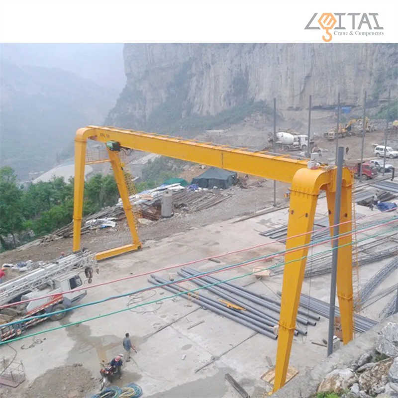 Concrete Beam Handling Double Girder Gantry Crane with Truss