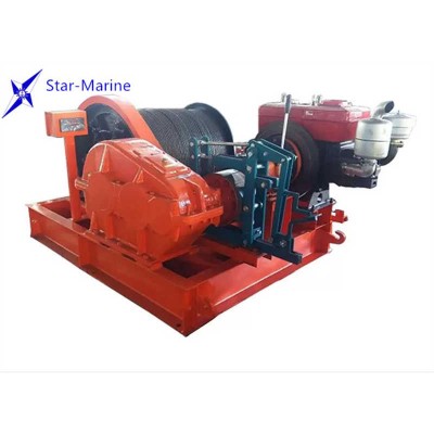 High Quality Diesel Engine Powered Winch