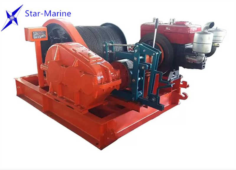 Diesel Engine Powered Winch Top Quality