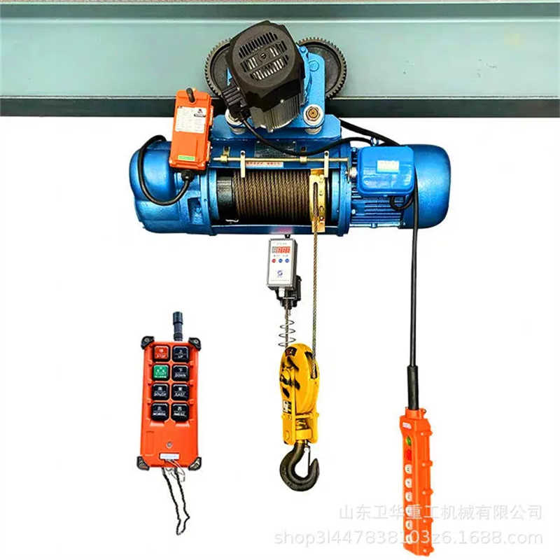 CD1 1ton 2ton 3ton 5ton Electric Wire Rope Hoist with Traveling Trolley