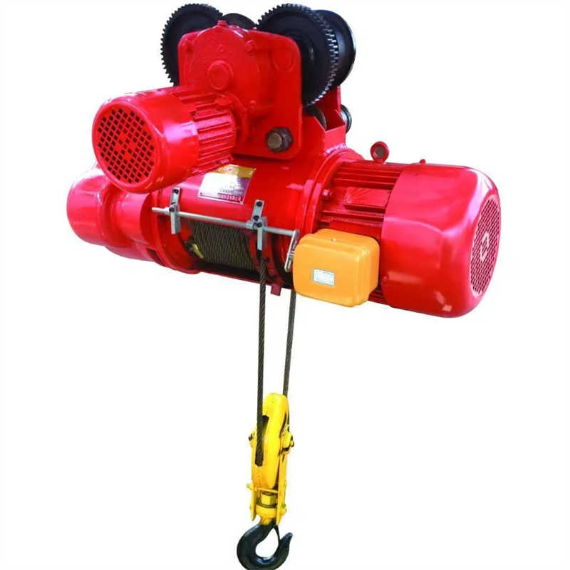 Movable Running CD Electric Wire Rope Hoist with Hook