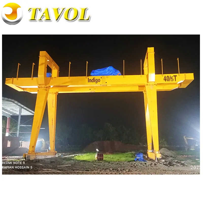 10 Ton 15 Ton Gantry Crane Machine for Lifting Bridge Girder Concrete/Marble