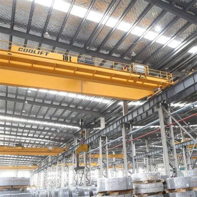 Dual-Speed Control Double Beam Electrical Motor Overhead Crane