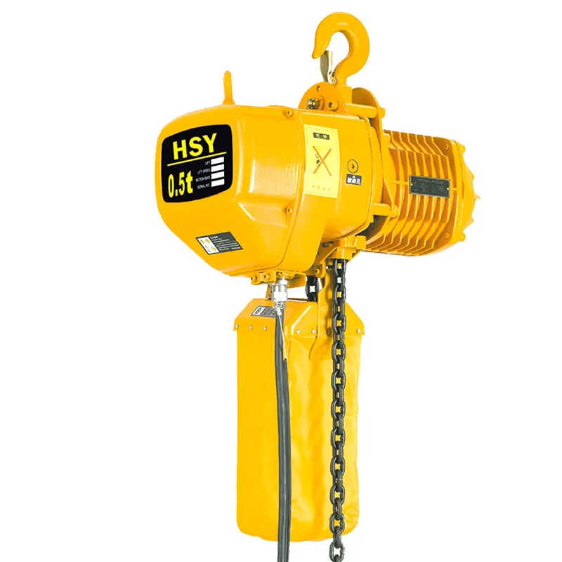 Electric Pulley Hoist Portable Electric Chain Block with Hook
