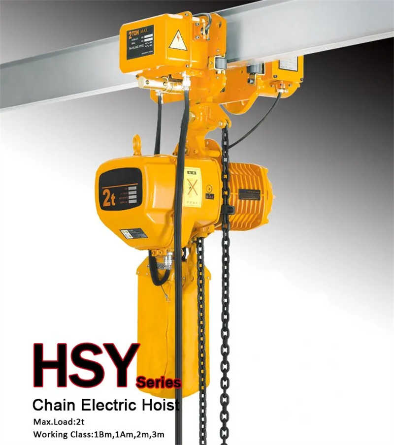 China Small Electric Chain Hoist 3 Phase Crane Winch 220V