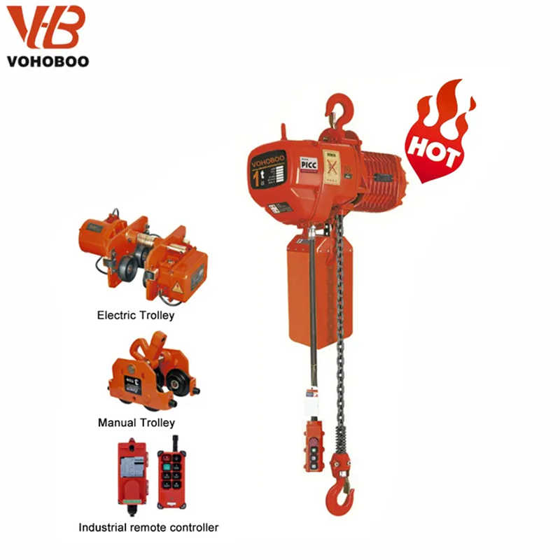 0.5t 1t 2t 3t 5t Hhbb Electric Chain Hoist Work Duty M4