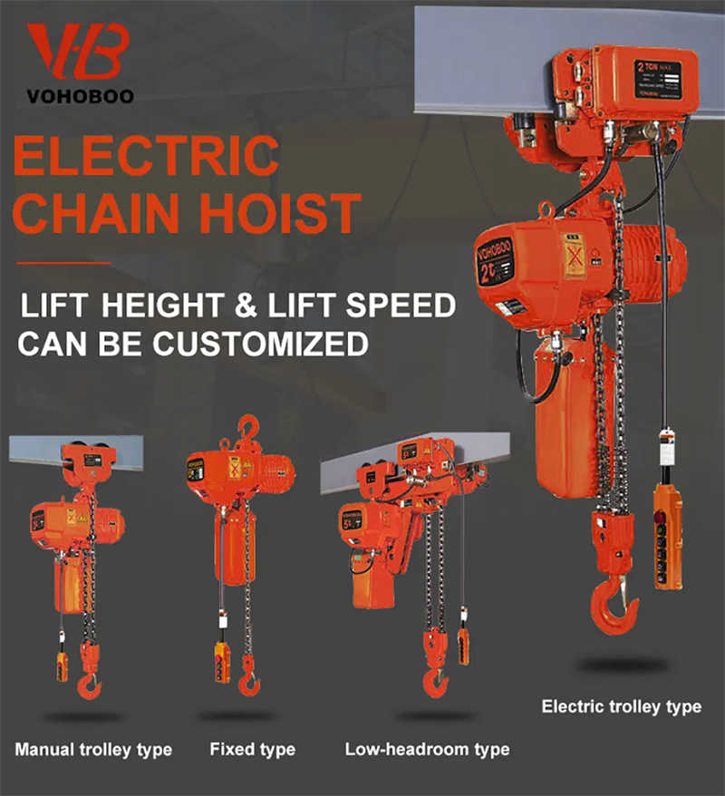 Widely Used 220V-440V Hhbb Electric Chain Hoist Work Duty M4 for Crane