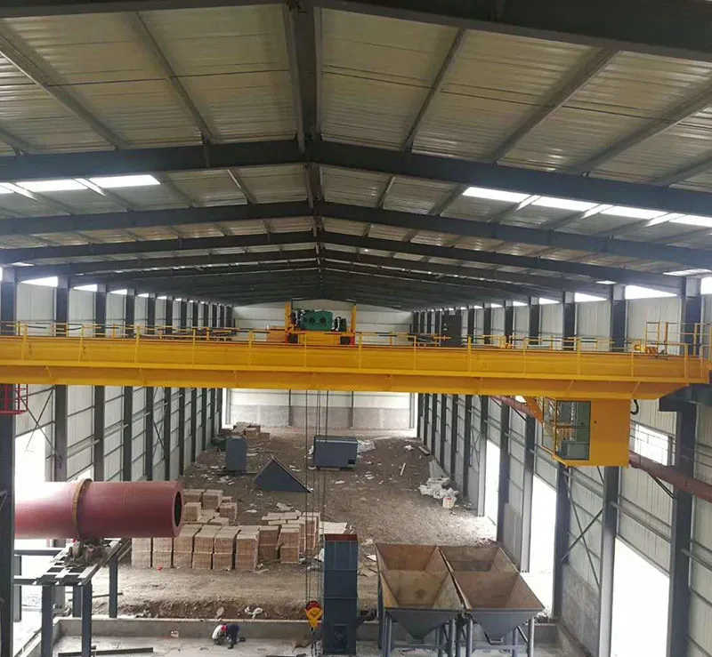 Single Girder Beam Travelling 10 Tons Bridge Overhead Crane