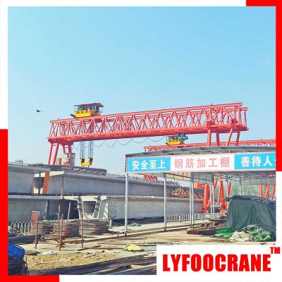 Heavy Load 60 Ton Double Girder Gantry Crane Sturdy Design for Outdoor Use