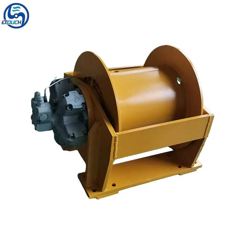 Lifting Hydraulic Winch with Brake and Hydraulic Motor