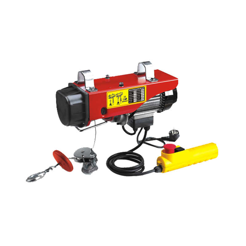 200kg Mini Electric Wire Rope Lifting Hoist with Single Phase for Winch Lifting
