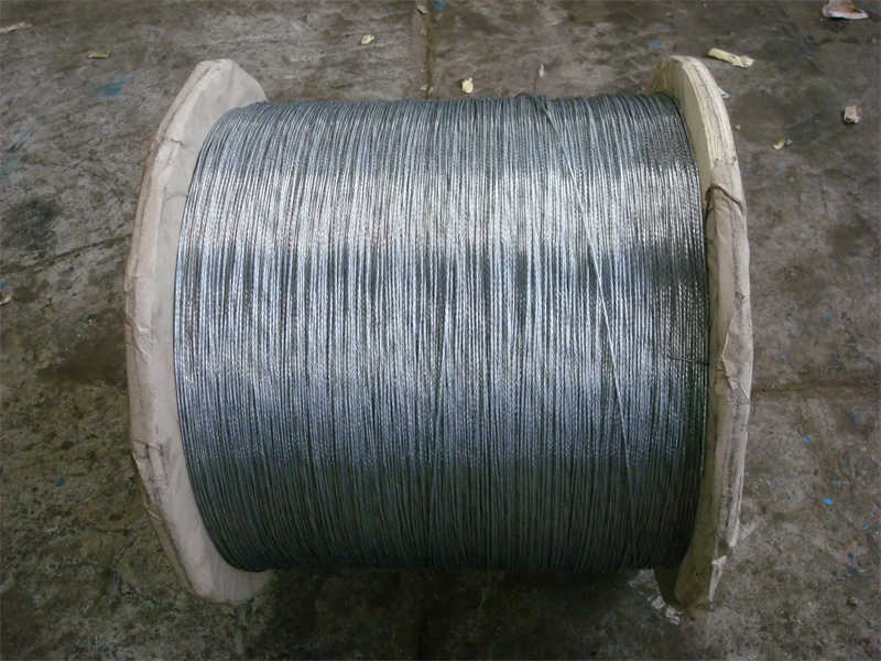 Ungalvanized Steel Wire Rope 6X7 6X19 for Tower Crane