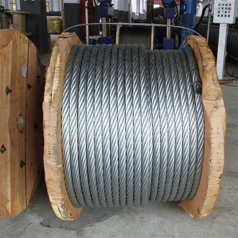 Ungalvanized Steel Wire Rope 6X7 6X19 for Tower Crane