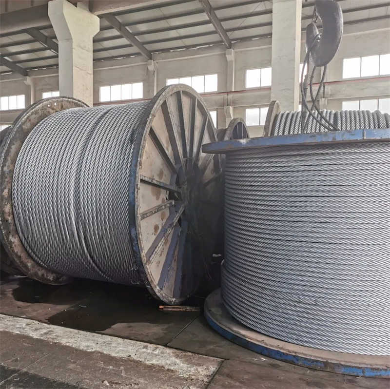 Ungalvanized Steel Wire Rope 6X7 6X19 for Tower Crane