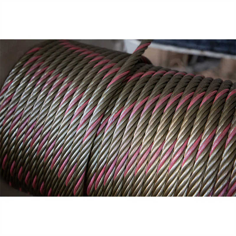 Non Rotating Ungalvanized Steel Wire Rope 35X7 for Crane with Yellow Grease