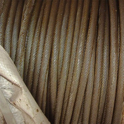Galvanized 19 * 7 Steel Wire Rope Made of High Carbon Steel for Crane