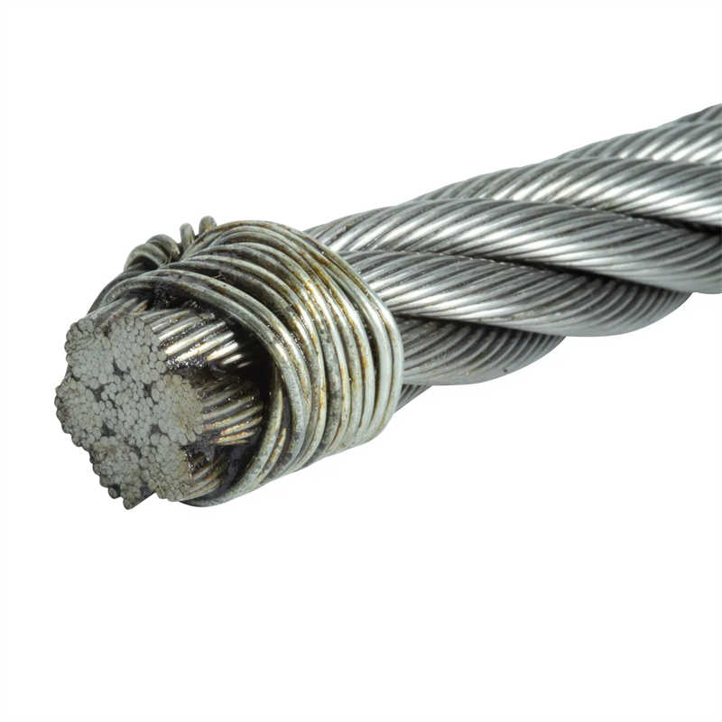 8X31sw+FC/Iwrc Ungalvanized Yellow Grease Steel Wire Rope for Crane