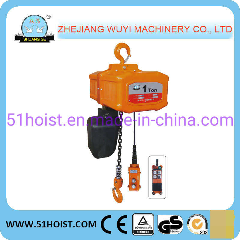 Hhw-B Electric Chain Hoist with Wireless Remote Controller